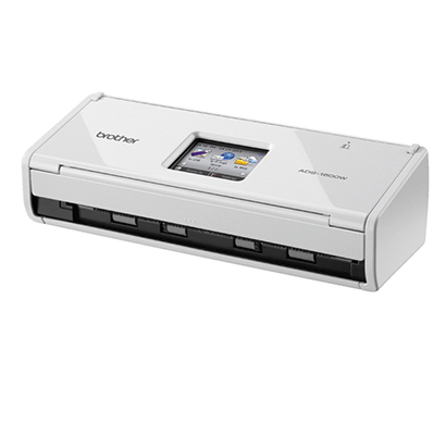 brother ads-1600w compact network and wireless 2-sided document scanner